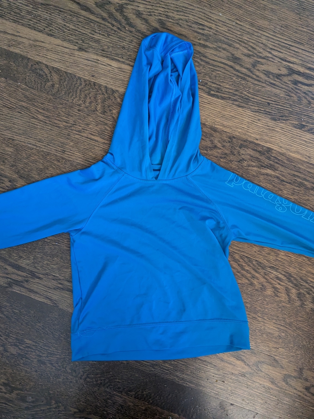Patagonia Capilene Silkweight Sun Hoody Shirt 2T Superior Blue 2019